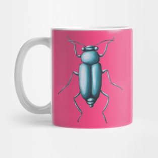 Green Beetle Mug